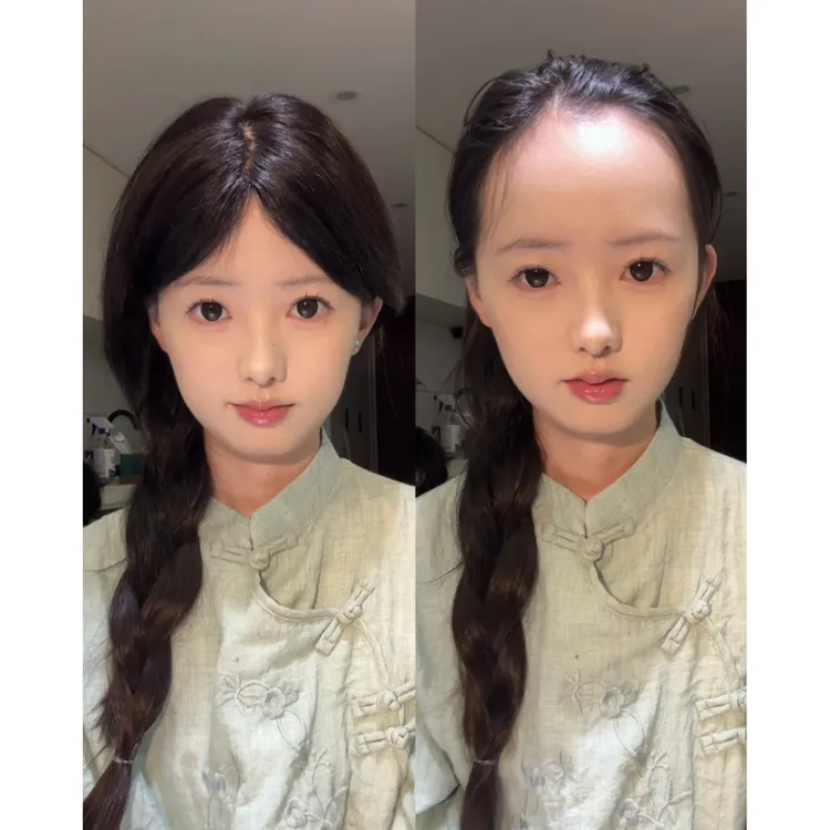 【头头专属】美宿金丝蝶女修颜刘海自然真发补发假发片