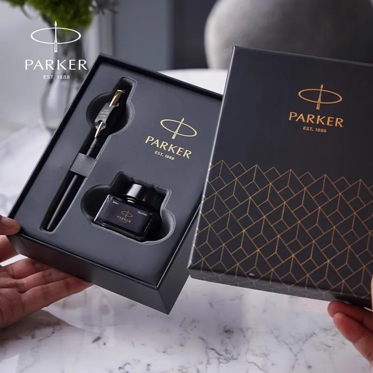 PARKER/派克威雅XL系列金夹多色墨水笔礼盒学生成人练字书写定制