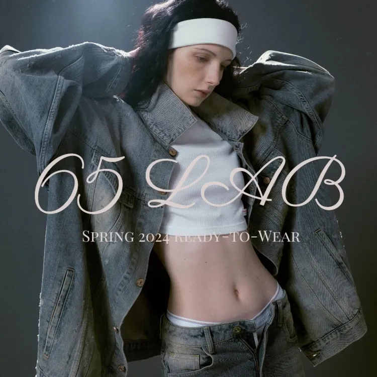 售空不补）65LAB “DRITY BIG” 大复杂工艺重工洗水 牛仔夹克外套