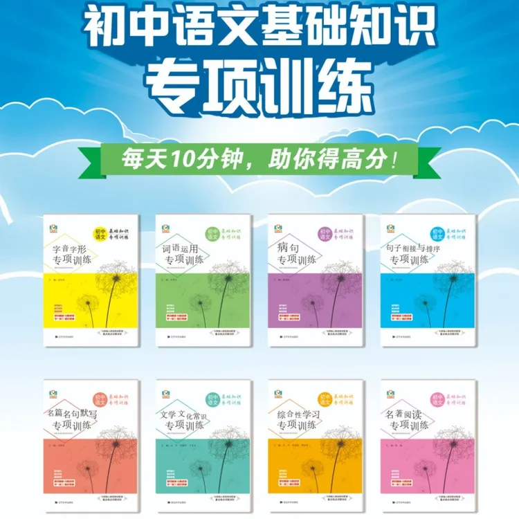 22版天源图书 初中语文专项整套--中考基础知识提分