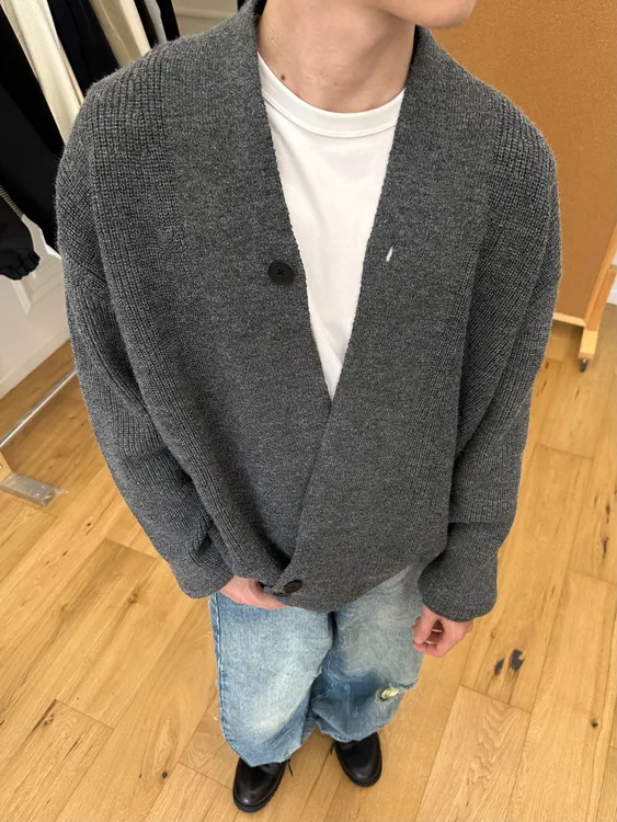 MADE EXTREME针织衫道袍毛衣开衫老钱百搭松弛感上衣外套休闲