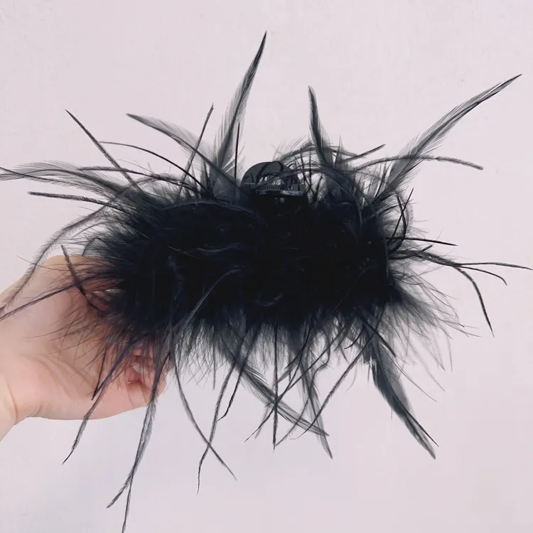 【高品质原创新款】百搭加毛加量版毛毛抓夹（13厘米大抓夹）