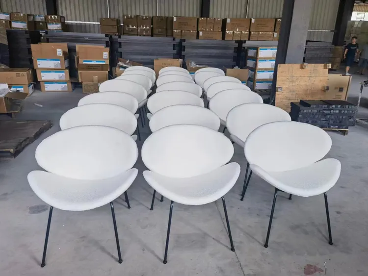 椅子餐椅客厅白色北欧风格现代简约进口椅子