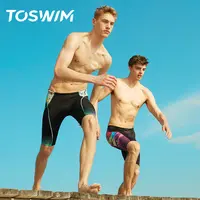 泳镜侠推荐！【TOSWIM泳裤】男款速干弹力专业训练游泳潜水冲浪及膝