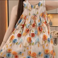 【现货】【送帽子】女童夏装连衣裙度假风裙子女童新款夏季连衣裙子
