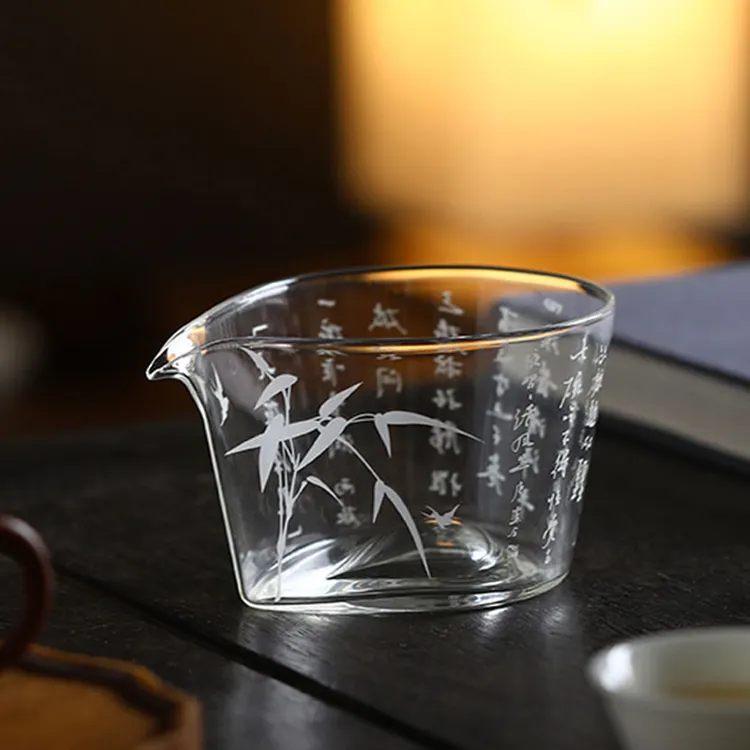 加厚耐热玻璃日式手工分茶器家用大号茶壶茶海防烫茶道功夫茶具