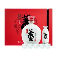 董酒天香礼盒  董香型高度白酒【zs】54度1L*1瓶