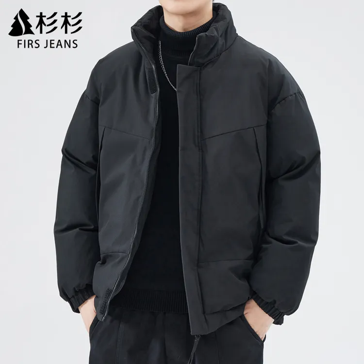 FIRS JEANS杉杉男士棉衣冬季加厚保暖防风夹克外套男款休闲棉服男