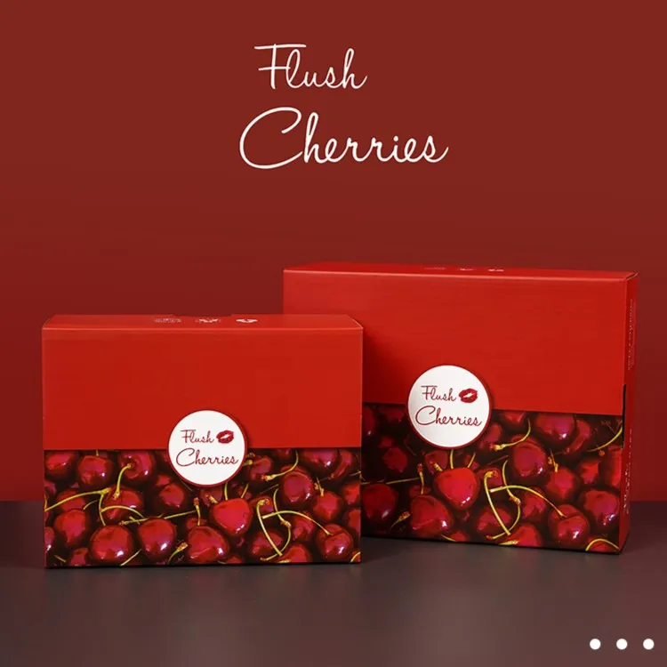 红晕车厘子包装盒20个空盒子2-5斤高档送礼创意车厘子包装礼品盒