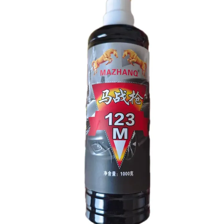马战枪123抛光蜡三合一四合一789镜面腊2斤一桶上光蜡车蜡酸性