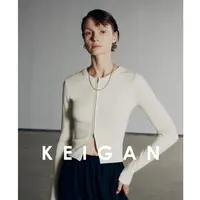 开间/口碑强推苣时髦chao弹 双开拉链短针织背心开衫