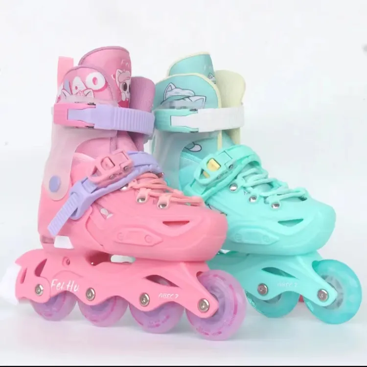 FH儿童轮滑鞋 溜冰鞋 男女旱冰鞋 可调码轮滑鞋