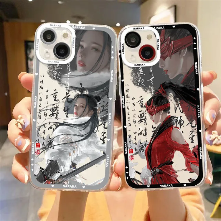 永劫无间水墨古风周边手机壳适用vivoiQOOneo7OPPOReno8华为nova9