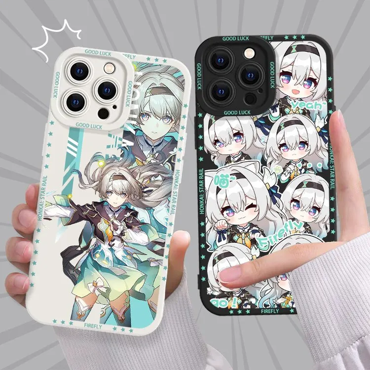 流萤手机壳适用vivoiQOONeo9华为荣耀90OPPOa96苹果13pro红米k70