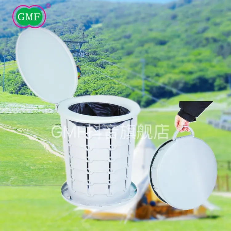 GMF新款加大号车载伸缩折叠马桶专利品厂家正品便携露营房车户外