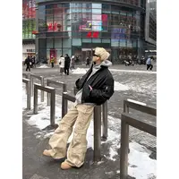 Baseplate MA-1 Bomber空军飞行员3M新雪丽短宽阔型秋冬棉服夹克