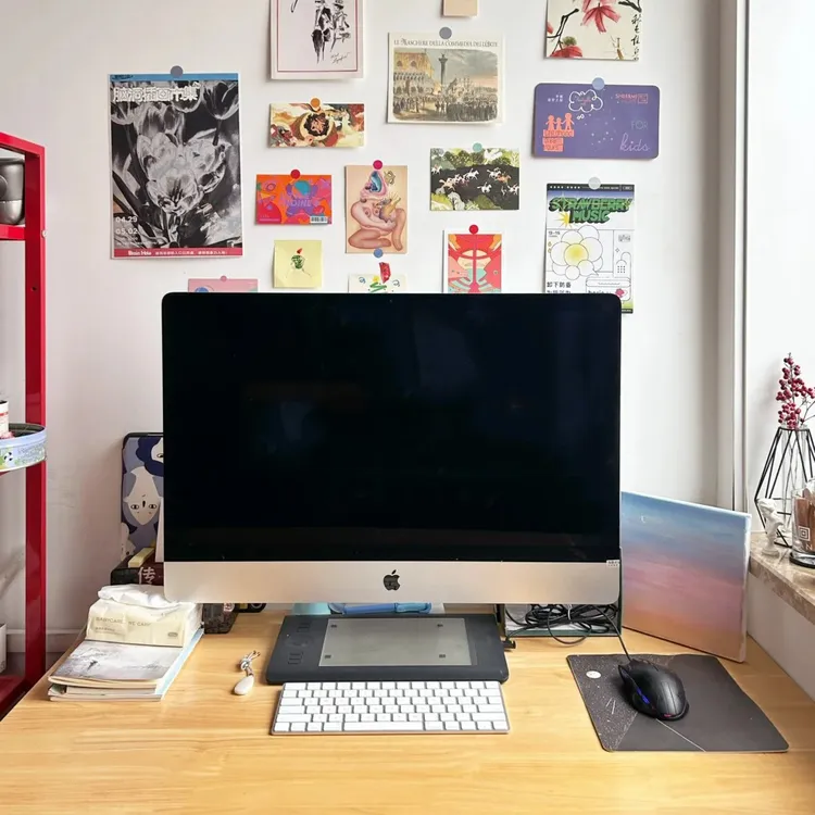 95新 Apple/苹果 iMac一体机台式电脑超薄前台办公5K独显设计游戏