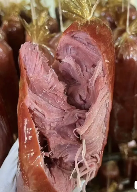 维嘉缘青岛老火腿猪踺子肉大肉块纯手工果木熏烤不含鸡鸭肉