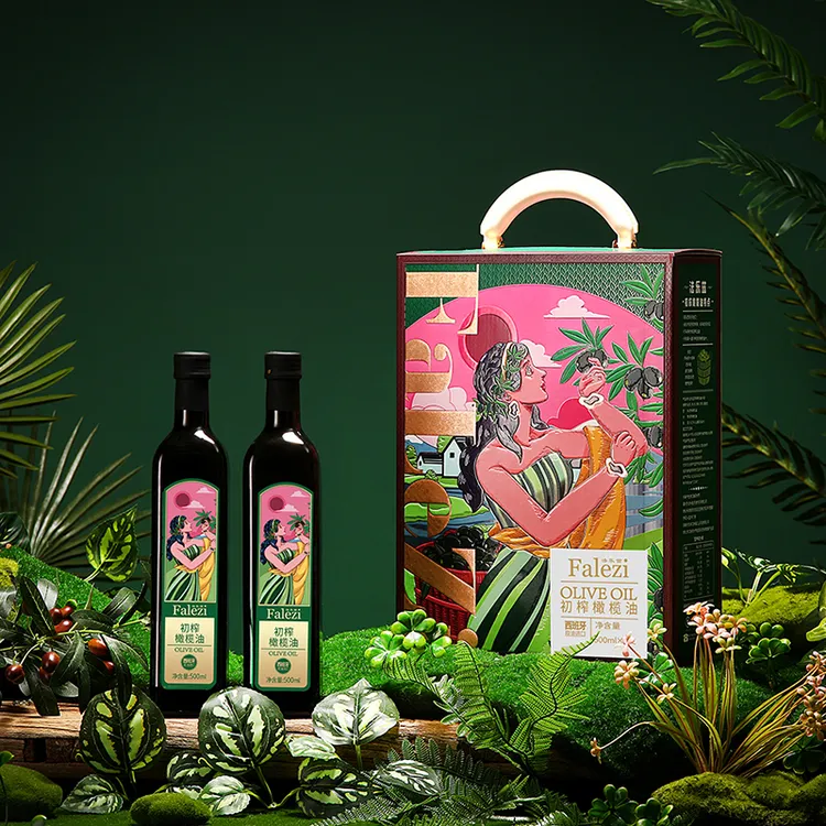 法乐兹特级初榨橄榄油礼盒装食用油礼包中秋节礼品送客户长辈