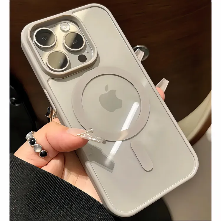 雅天立简约肤感磁吸适用iPhone16/15promax手机壳苹果14/13透明12