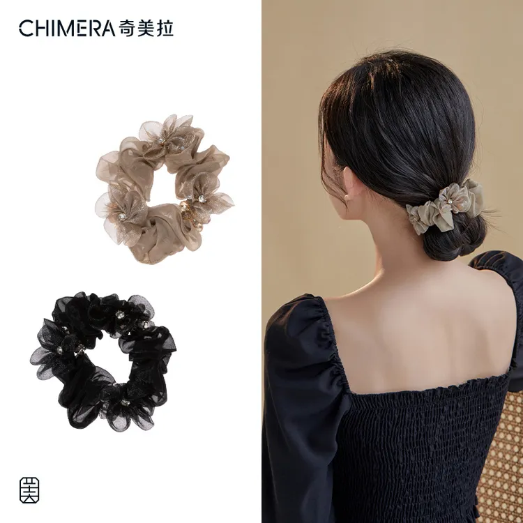 CHIMERA/奇美拉赫梦诗系列 高级感高弹力蝴蝶结大肠圈头绳发圈
