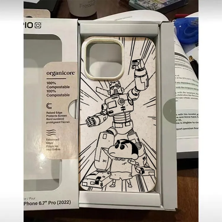 线条小新iPhone15_14Pro max手机壳高级13_12软硅胶11新款防摔XS