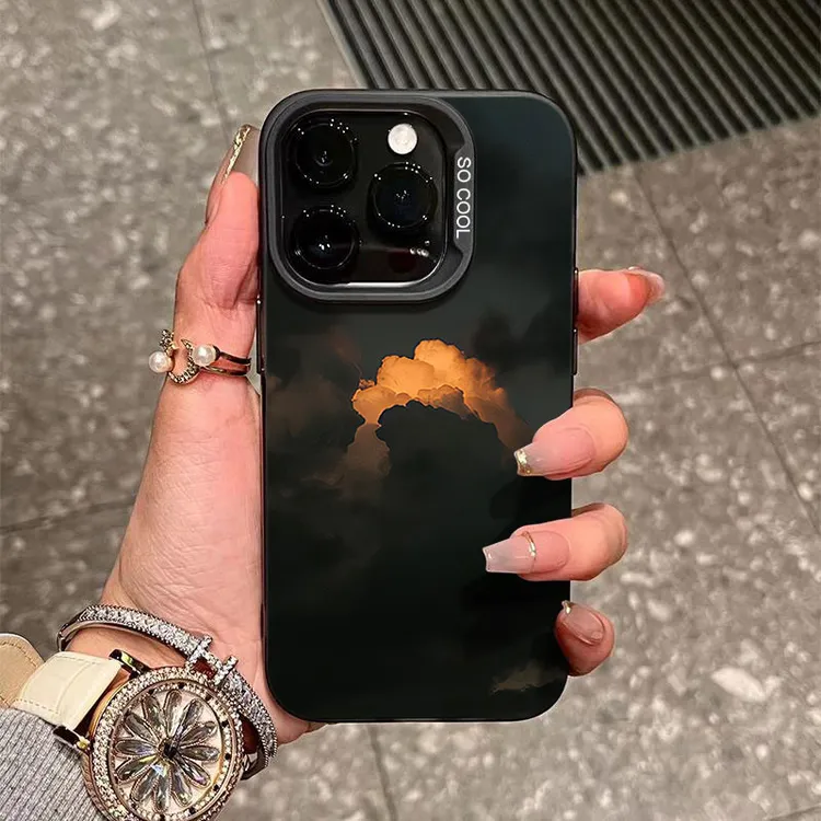 云端风景iPhone15_14promax手机壳11新款13高级苹果12软硅胶X防摔