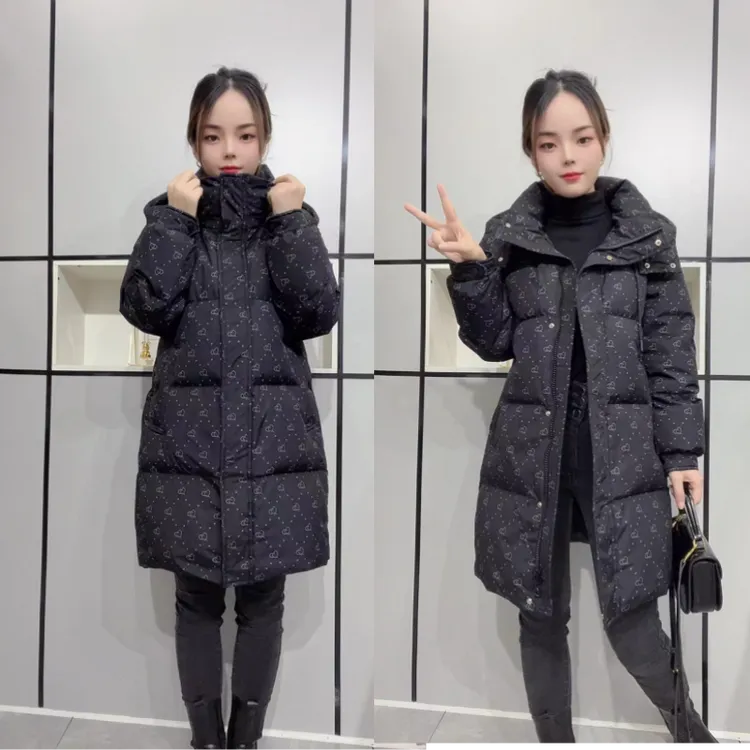 2025新款保暖羽绒服中长款百搭显瘦时尚加厚冬季