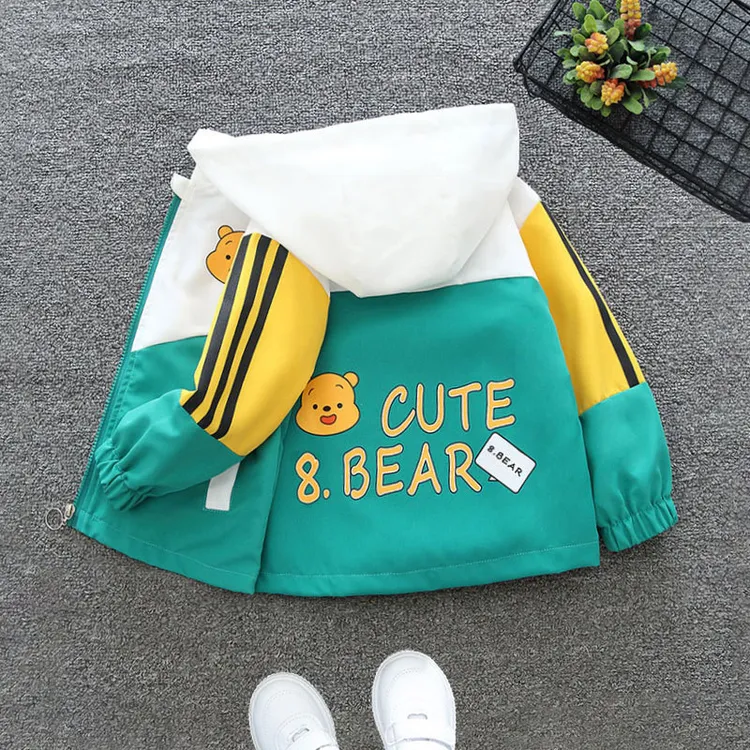 男童2025春装新款夹克中大童洋气风衣外套女童春秋运动速干风衣