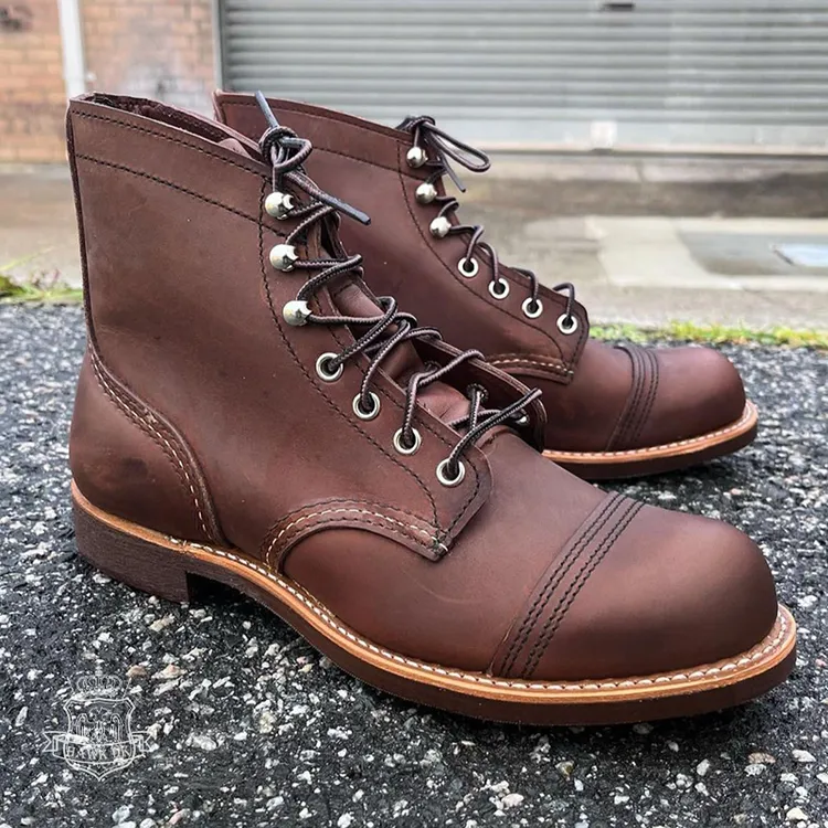 国内现货直邮redwing RED WING 8111 红翼圆头工装靴美产复古皮鞋