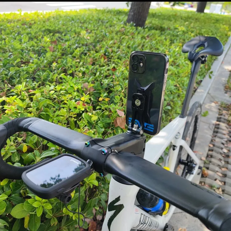 公路车山地车手机支架可简单拍摄可90°旋转骑行铝合金稳定简洁轻