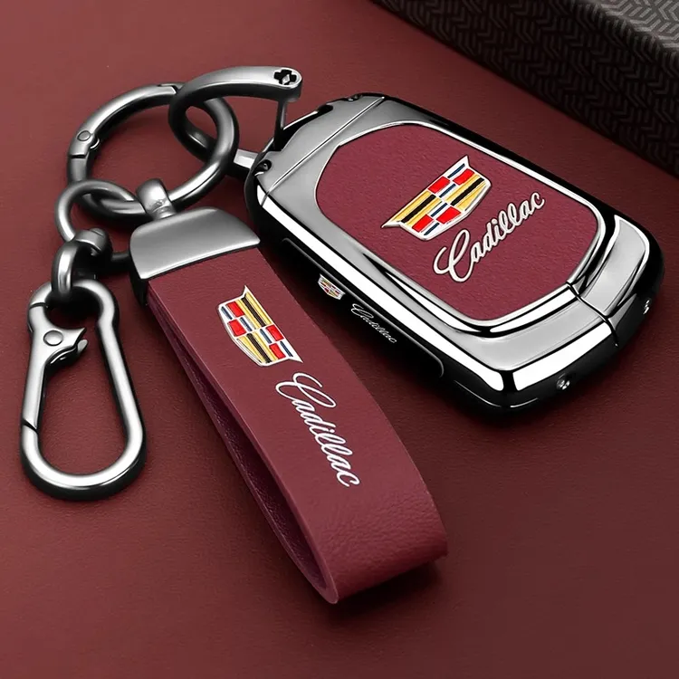 2025款凯迪拉克xt5钥匙套ct5男专用xt4真皮xts汽车ct6壳金属扣包