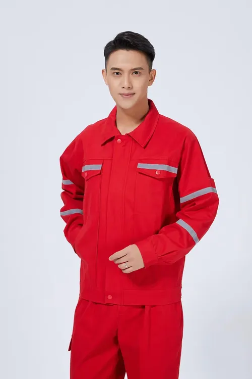 焊工专用工作服纯棉套装男秋冬工厂电焊防烫耐磨定制劳保服