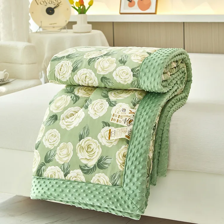 豆豆被可机洗夏被单双人宿舍被春秋被加厚冬被单人豆豆绒空调被