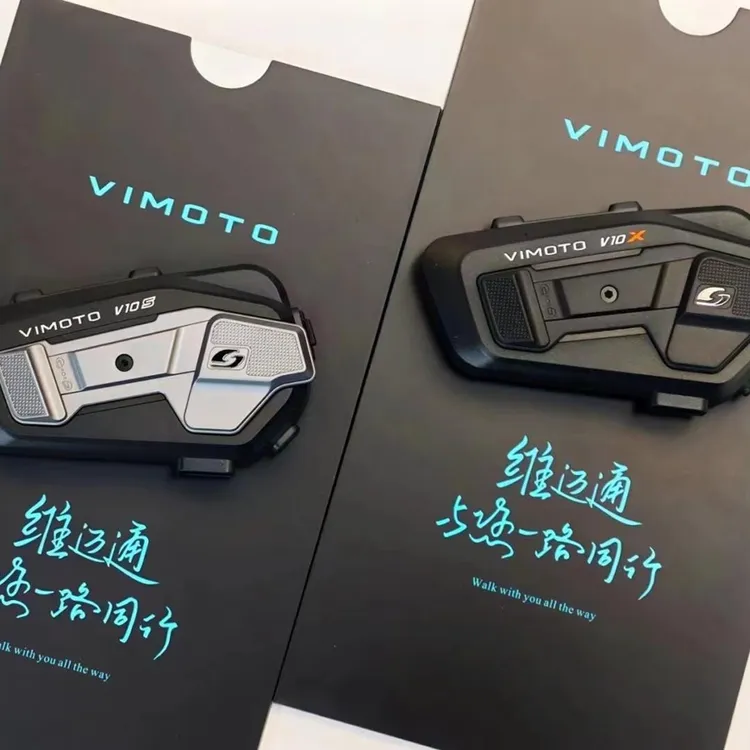 维迈通V10SV10X蓝牙耳机骑行头盔无线对讲通话防水ip67导航听歌