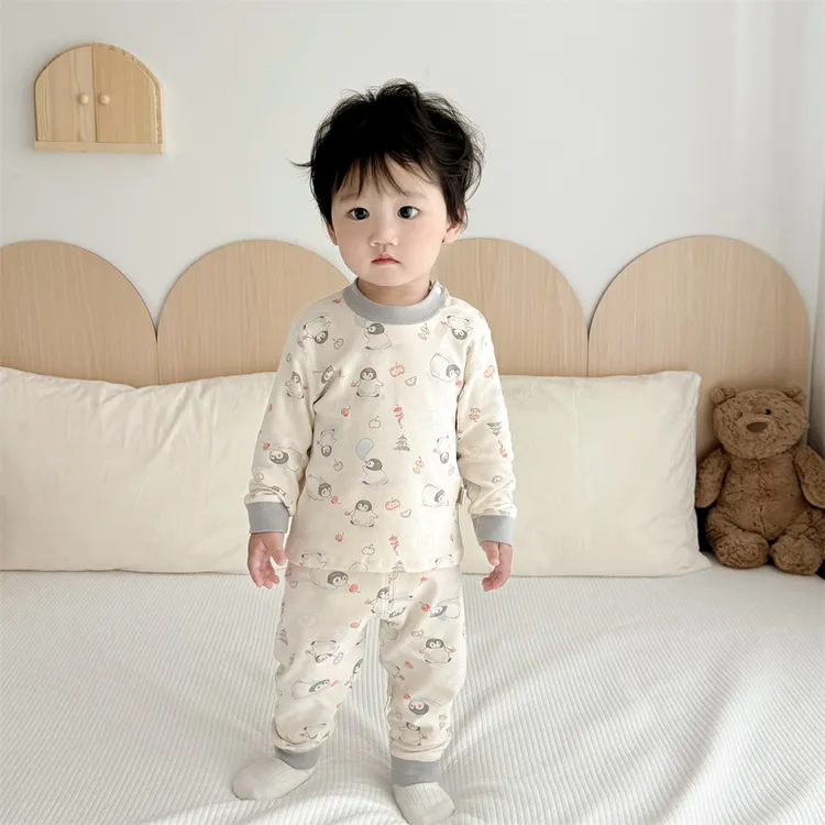 宝宝秋衣秋裤分体内衣套装新款婴幼儿男女小童婴儿婴儿分体套装