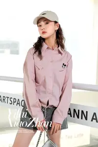 来2024【Y】4月12日 儿童男童女童时尚粉色米奇衬衫4011-