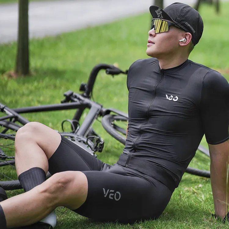 Veobike夏季公路车骑行服男款自行车服山地车短袖上衣【轻逸】