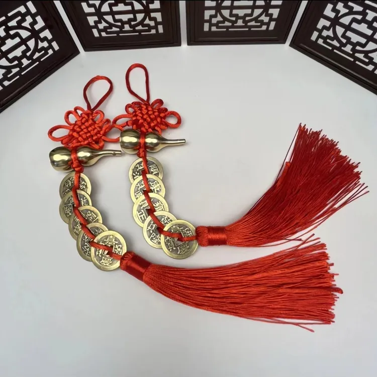 【老师已走流程】黄铜葫芦手工编制中国结挂饰挂件吉祥结卧室厨房