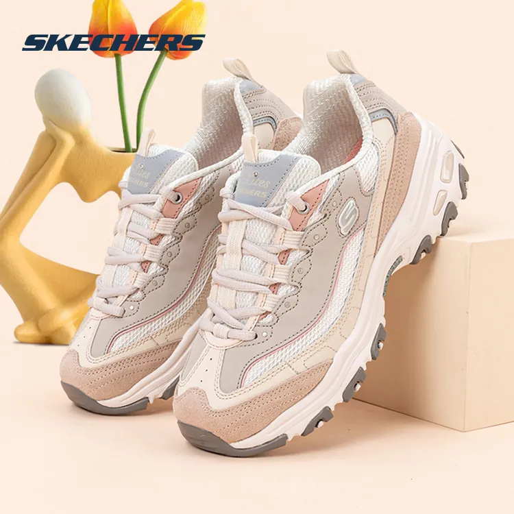 【QQ豆乳】斯凯奇女熊猫鞋新款时尚潮流老爹鞋缓震耐磨运动鞋专柜款