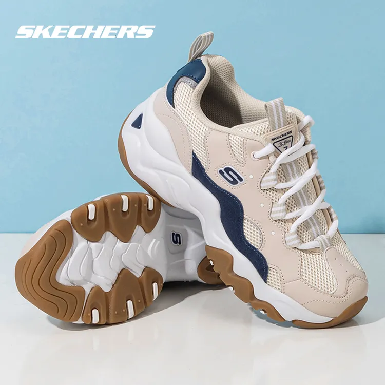 【明星同款】斯凯奇男鞋女鞋秋季新款缓震熊猫鞋厚底老爹鞋专柜款