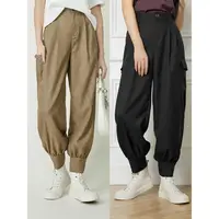 【特价捡漏】马克特工工装裤 口袋宽松九分束脚裤美洋MEIYANG大码