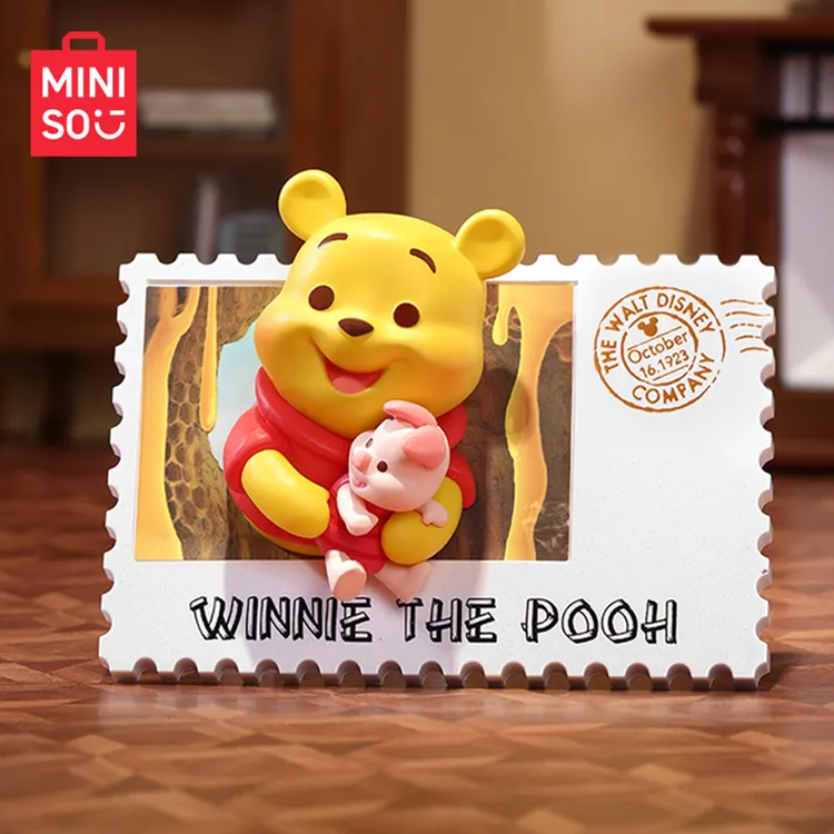 名创优品/新版迪士尼复古邮票盲盒摆件潮玩手办单盒圣诞生日礼物