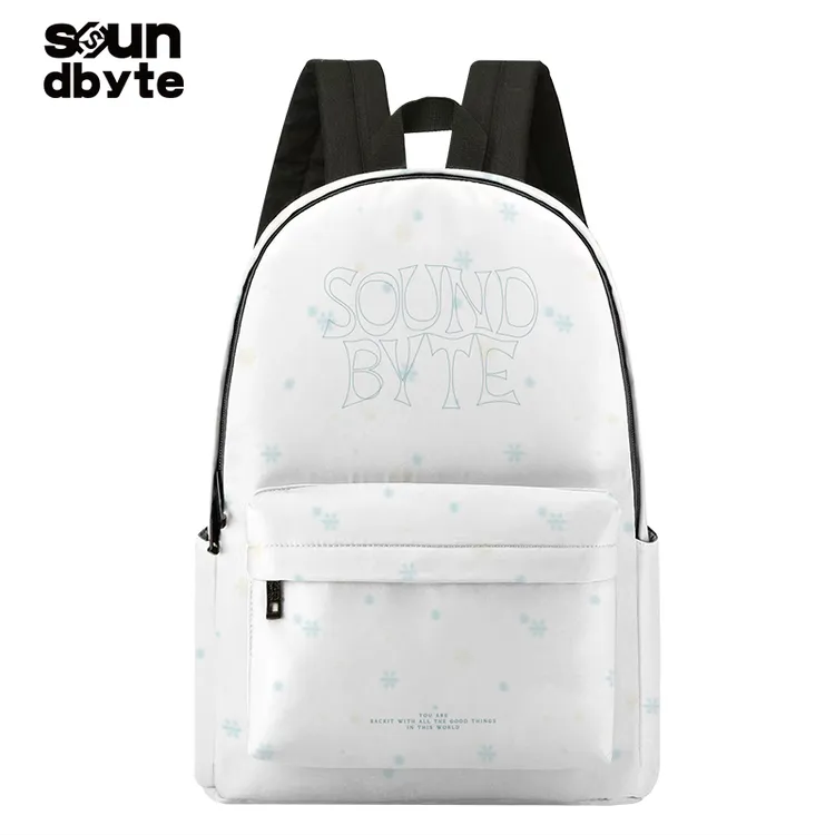 soundbyte双肩包女初中生百搭书包女大学生旅游出行背包电脑包男