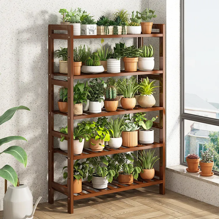 花架置物架大型客厅落地式室内家用2024新款多肉植物多层花盆架子