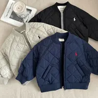 童装儿童棉服2025秋冬新款男女童刺绣潮牌外套宝宝帅气棒球服棉衣