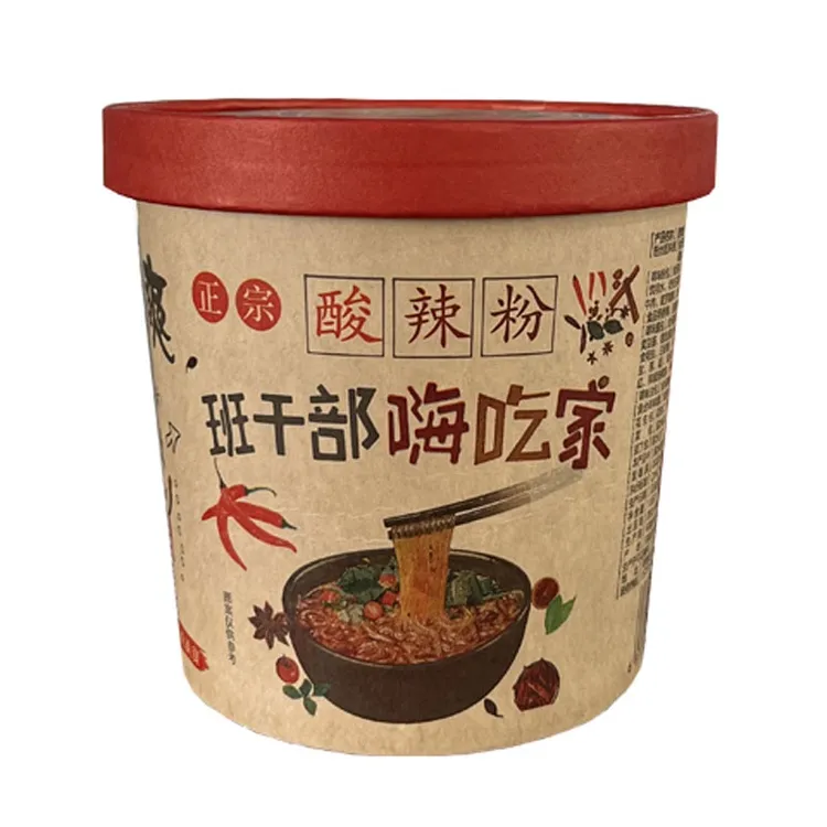 大桶正宗重庆班干部嗨吃家酸辣粉手工香辣粉红薯粉宽粉方便面整箱