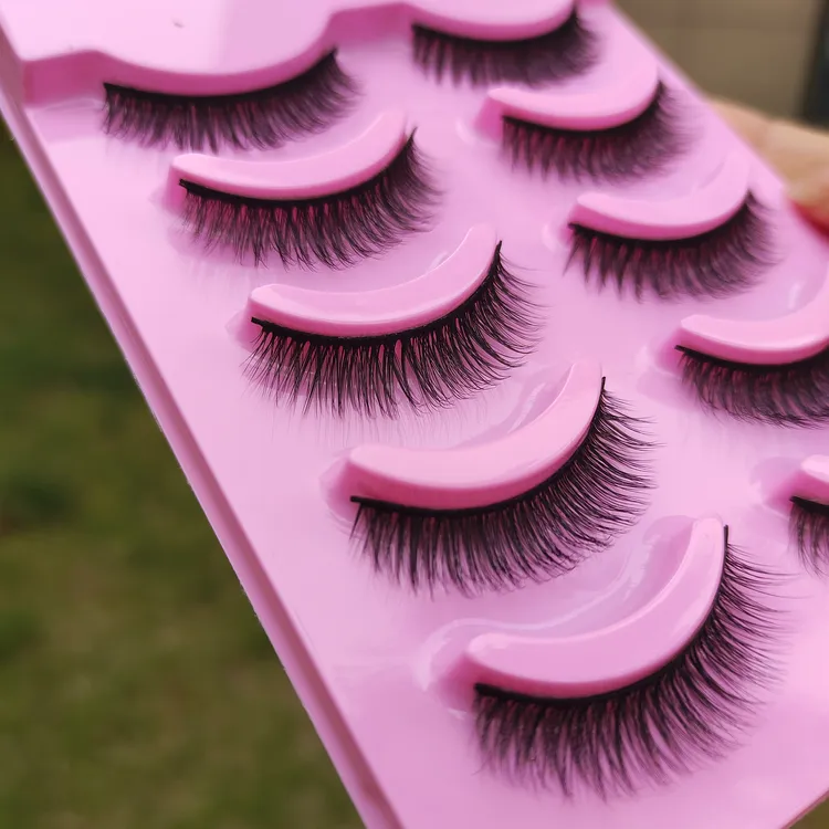 （送胶水+镊子）假睫毛自然浓密仿真肿眼泡可撑双眼皮可重复使用