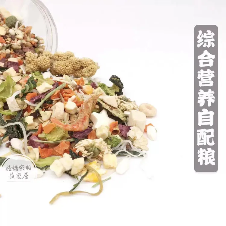  金丝熊花枝鼠通心粉鼠综合自配主粮 合理搭配 营养均衡