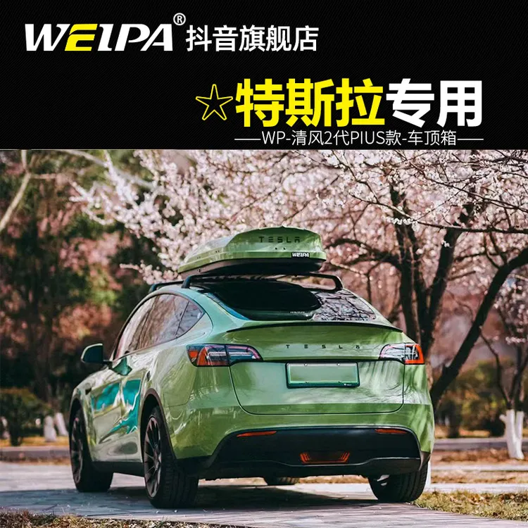 WEIPA车顶特斯拉ModelY3旅行车安装行李箱车载旅行箱行李架支架